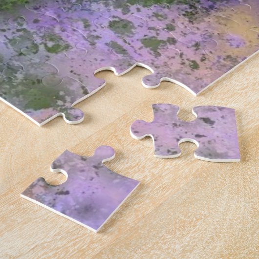 Mooie Iris-ventilator - Migned Art Drawing Legpuzzel (Zijkant)