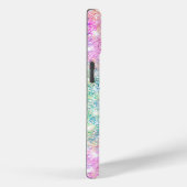 Mooie iriserende eenhoorn roze nepschitterende mon Case-Mate iPhone case (Achterkant / Rechts)