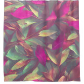 Mooie, iriserende lederen patroon douchegordijn (Voorkant)