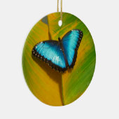 Mooie iriserende vlinder keramisch ornament (Rechts)