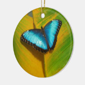 Mooie iriserende vlinder keramisch ornament (Links)