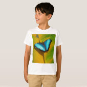 Mooie iriserende vlinder t-shirt (Voorkant volledig)