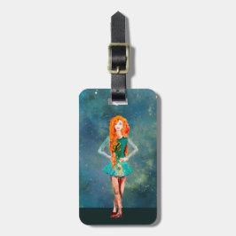 Mooie Irish Dancer Hard Shoe Dance Bagagelabel