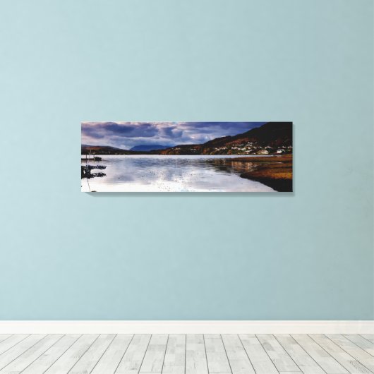 Mooie Isle of skye Schotland canvas print (Insitu (Houten vloer))