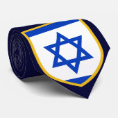 Mooie Israëlische vlag Stropdas (Opgerold)