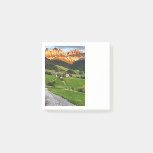 Mooie Italiaanse bergvallei Post-it-notities Post-it® Notes (Voorkant)