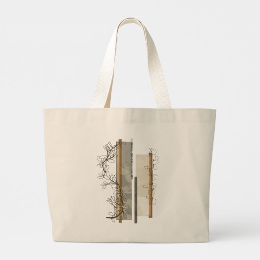 Mooie Ivy Grote Tote Bag (Achterkant)