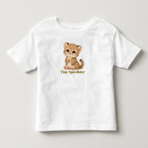 Mooie Jachtluipaard Peuter T-Shirt, cute kitten Kinder Shirts
