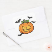 Mooie Jack O Lantern Pompoen Halloween Sticker (Envelop)
