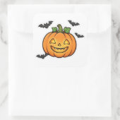 Mooie Jack O Lantern Pompoen Halloween Sticker (Tas)