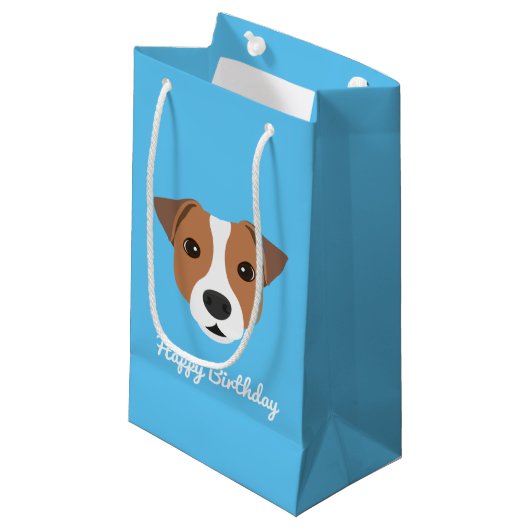 Mooie Jack Russell cadeautasje (Voorkant Gekanteld)