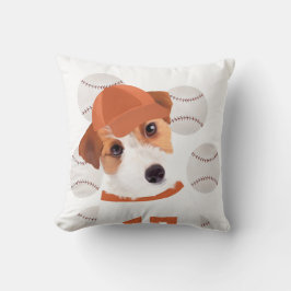 Mooie Jack Russell-honden baseballjas en -ballen Kussen