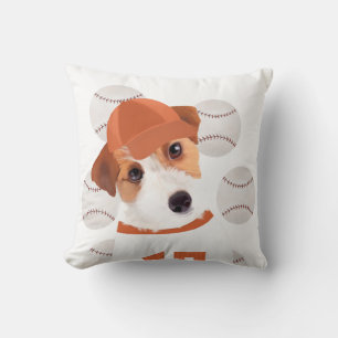 Mooie Jack Russell-honden baseballjas en -ballen Kussen