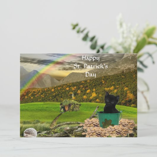 Mooie Jack The Cat's St. Patrick's Day (Staand voorkant)