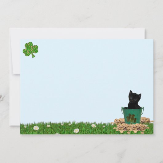 Mooie Jack The Cat's St. Patrick's Day (Achterkant)