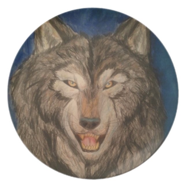 mooie jager melamine+bord (Voorkant)