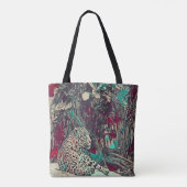 Mooie Jaguar Oerwoud Cat Tote Bag (Achterkant)