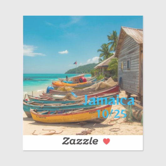 Mooie Jamaica 10/25 Sticker (Vel)