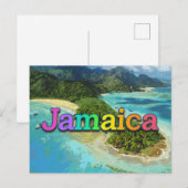 Mooie Jamaica Briefkaart (Voorkant / Achterkant)