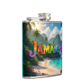 Mooie Jamaica Heupfles (Rechts)