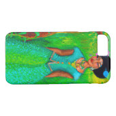 Mooie Jamaicaanse vrouw Case-Mate iPhone Case (Achterkant (Horizontaal))