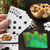 Mooie Jamaicaanse vrouw Pokerkaarten (Insitu)