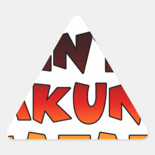 Mooie Jambo Kenia Hakuna Matata Mooie kunst Sticker