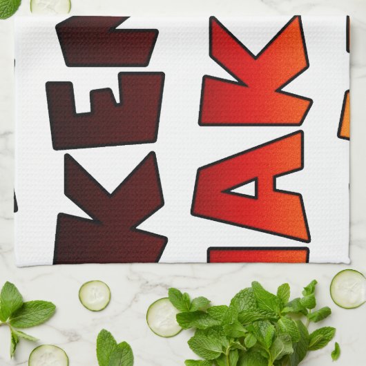 Mooie Jambo Kenia Hakuna Matata Mooie kunst Theedoek (Gevouwen)