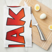 Mooie Jambo Kenia Hakuna Matata Mooie kunst Theedoek (Quarter Fold)