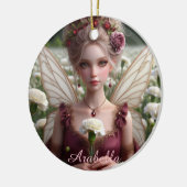 Mooie januari Fairy in Anjers Keramisch Ornament (Links)