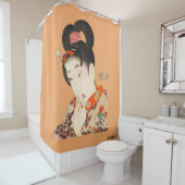 Mooie Japanner print 4 Toyohara Chikanobu Douchegordijn (In situ)