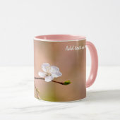 Mooie Japanse abrikozenbloem Mok (Voorkant rechts)