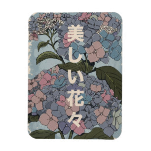 Mooie Japanse Bloemen Magneet
