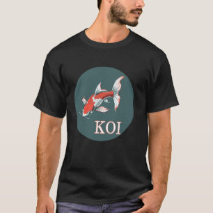 Mooie Japanse KOI Vissen voor Man en Vrouw T-shirt