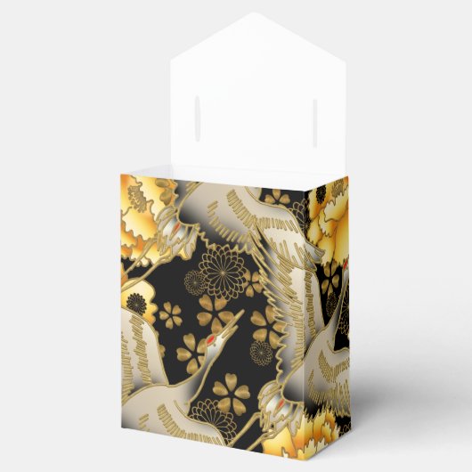 Mooie Japanse kraandrukkerij voor favoriete vak Bedankdoosjes (Geopend)