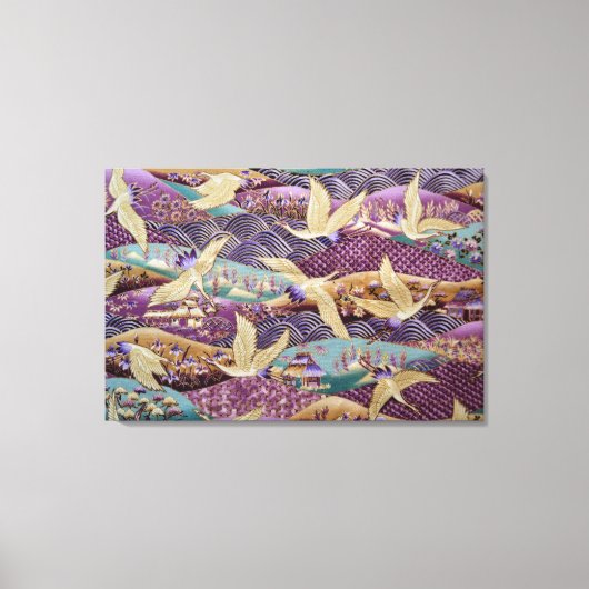 Mooie Japanse kranen Canvas Afdruk (Voorkant)