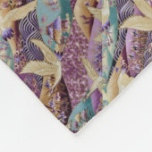 Mooie Japanse kranen Fleece Deken (Hoek)