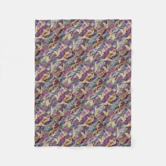 Mooie Japanse kranen Fleece Deken (Voorkant)