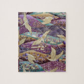 Mooie Japanse kranen Legpuzzel (Verticaal)