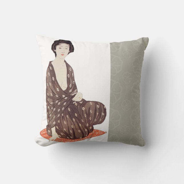 Mooie Japanse kunst ontwerp kussens (Voorkant)