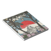 Mooie Japanse Landschap Notitieblok (Schuin)