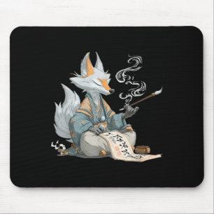 Mooie Japanse look met kitsune Muismat