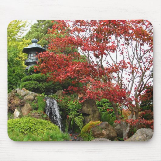 Mooie Japanse rottentuin met Pagoda Muismat (Voorkant)