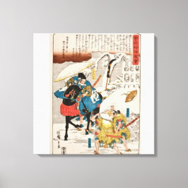 Mooie Japanse Samurai kunst Canvas Afdruk