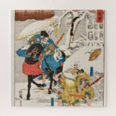 Mooie Japanse Samurai kunst Legpuzzel (Verticaal)