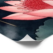 Mooie Japanse Witte Kraanvogel Perfect Poster (Hoek)