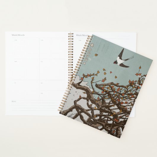 Mooie Japanse Zwaluw Planner (Display)