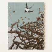Mooie Japanse Zwaluw  Planner (Achterkant)
