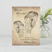 Mooie  Jellyfish Beach Baby shower Kaart (Staand voorkant)