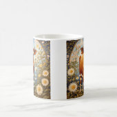 Mooie Jersey Koe in Daisy veld Vintage Koffiemok (Center)